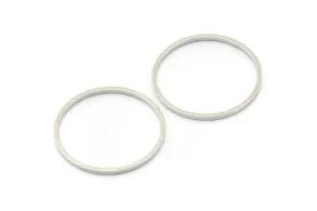 20mm Silver Rings - 24 Silver Brass Circle Connectors (20x0.8mm) D0389